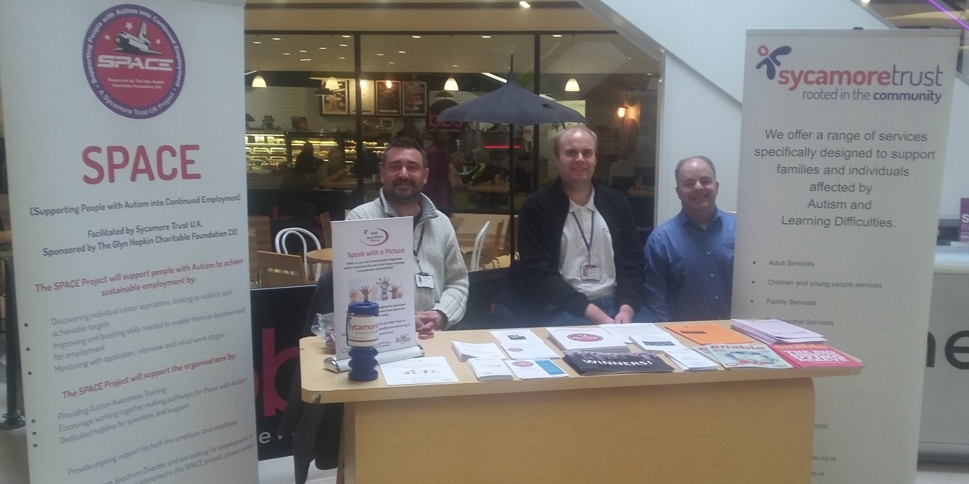 The Sycamore Trust  team at Mercury Mall